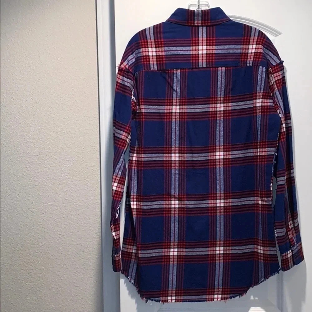 Original Use Flannel Shirt Lapis Blue Men’s Sz S New - Picture 5 of 15